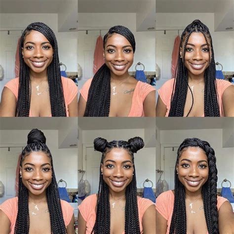 cute ways to style braids